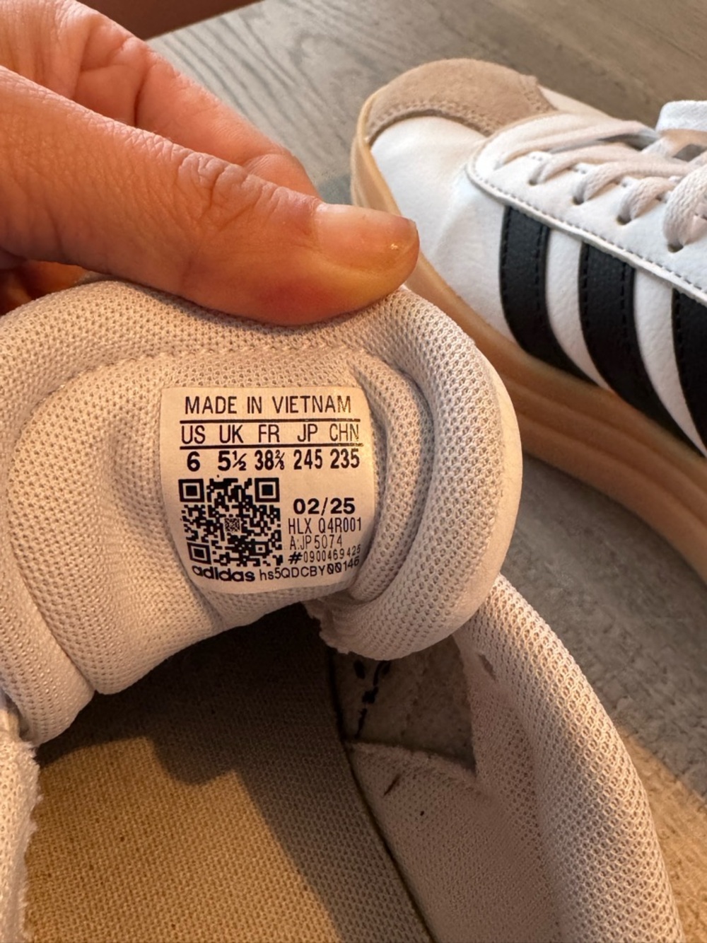 adidas kids Vl Court Bold J sneakers - Picture 5 of 5